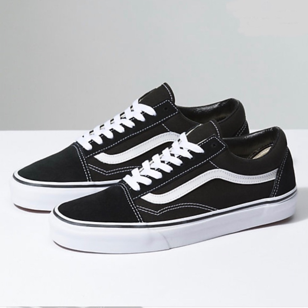 Black and White Old Skool Vans